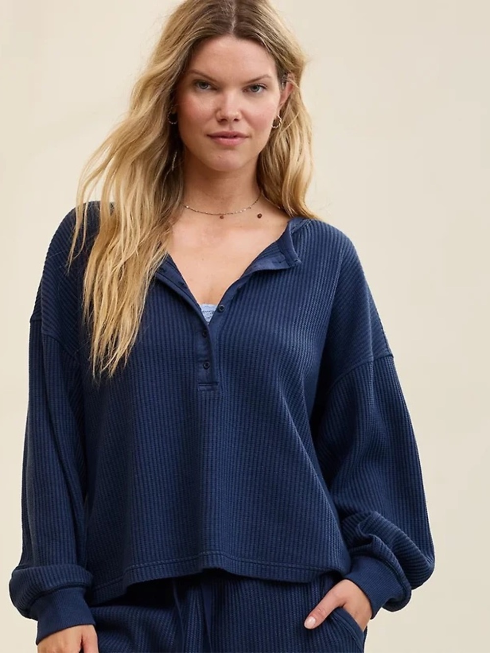 NEW XXS Aerie Waffle Longsleeve